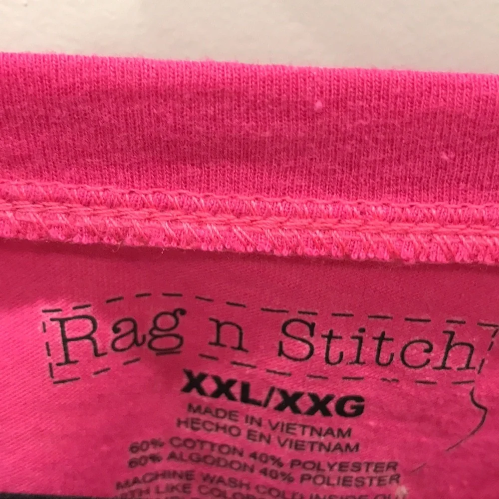 Beautiful shirt sleeve “L O V E”  top for ladies. Size XXL TO BE WORN AS CROP TP - Picture 2 of 3